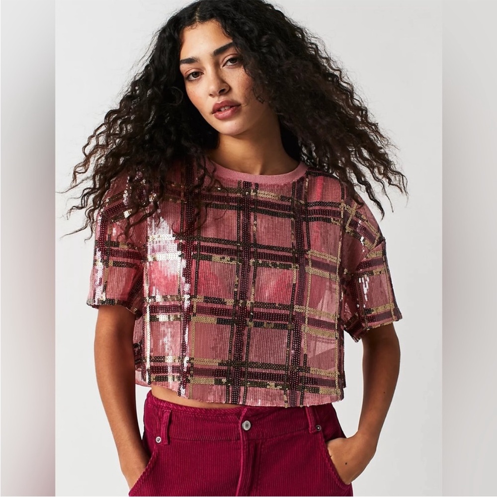 Free People Make It Easy Sequence Tee